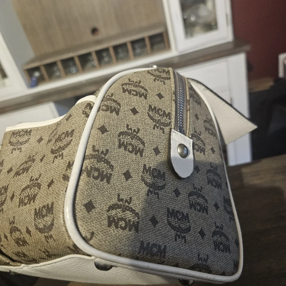 MCM Munchen Mini Bowler Bag - Picture 11 of 16